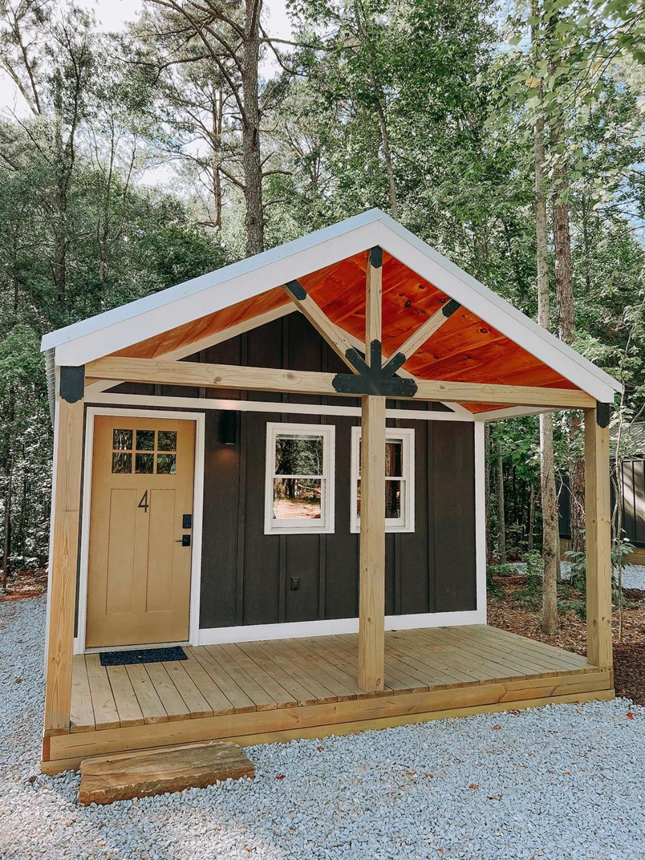 Cabin #4 Studio W Kitchenette Hartwell Exterior photo